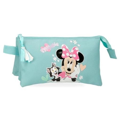 Enso disney minnie & ro bagagli- borsa a tracolla, bambine e ragazze, blu, taglia unica