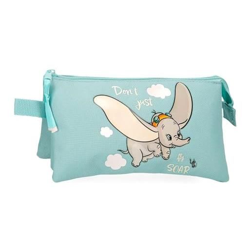 Enso disney dumbo fly bagagli- borsa a tracolla, bambine e ragazze, blu, taglia unica
