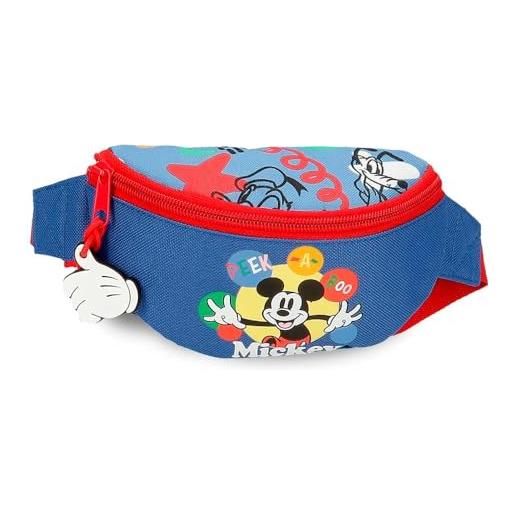 Disney peek a boo bagagli- borsa a tracolla, bambini e ragazzi, blu, taglia unica