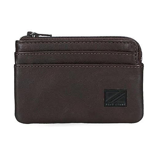 Pepe Jeans chief, accessorio da viaggio portafoglio uomo, marrone, talla única, portamonete