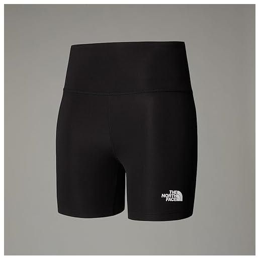 The north face nf0a8beyjk3 w flex 5in tight short pantaloncini donna tnf black taglia xl
