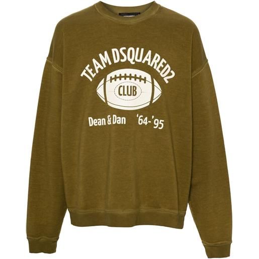 DSQUARED2 felpa girocollo - verde