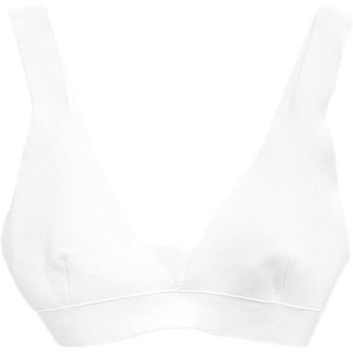 Lauren Manoogian reggiseno in maglia fine - bianco