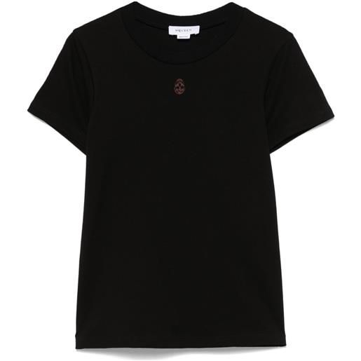 Alexander McQueen t-shirt cut & sew - nero