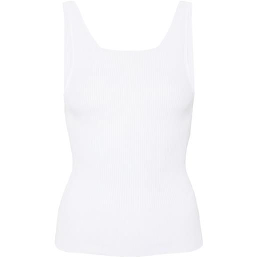 Iceberg canotta a coste - bianco