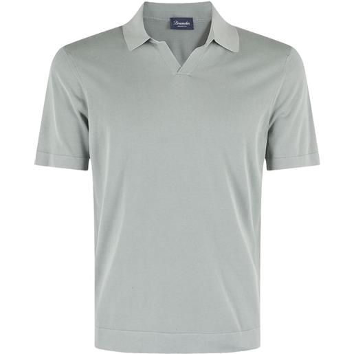 Drumohr polo a maniche corte - verde