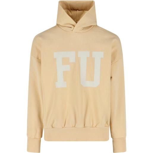 Fear Of God felpa con stampa lettere - giallo