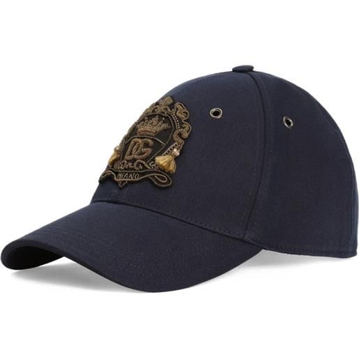 Dolce & Gabbana cappello da baseball con applicazione - blu