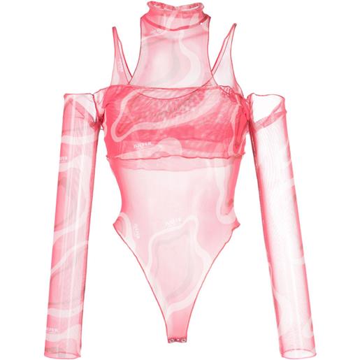 JULFER body janet con stampa - rosa