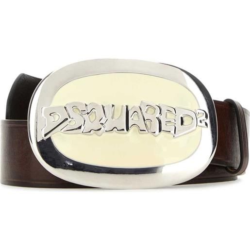 DSQUARED2 cintura con fibbia - marrone