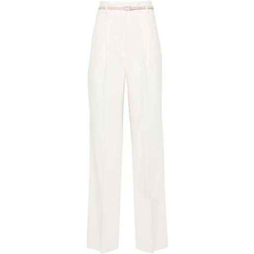 Max Mara pantaloni a vita alta lontra - toni neutri