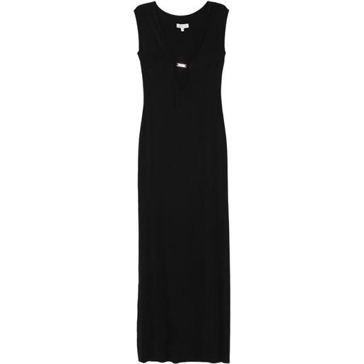 AXEL 113 gaia maxi dress - nero