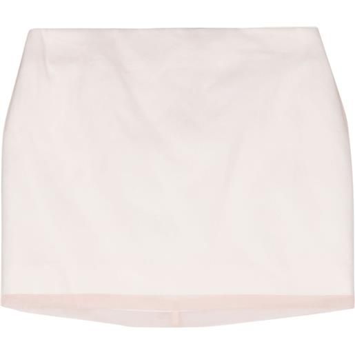 Sportmax minigonna a doppio strato - rosa