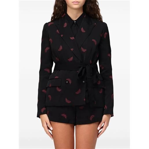 TWINSET camicia a strati - nero