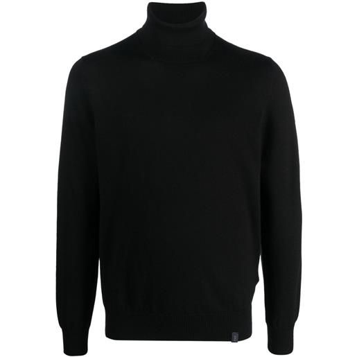 Fay maglione a collo alto - nero