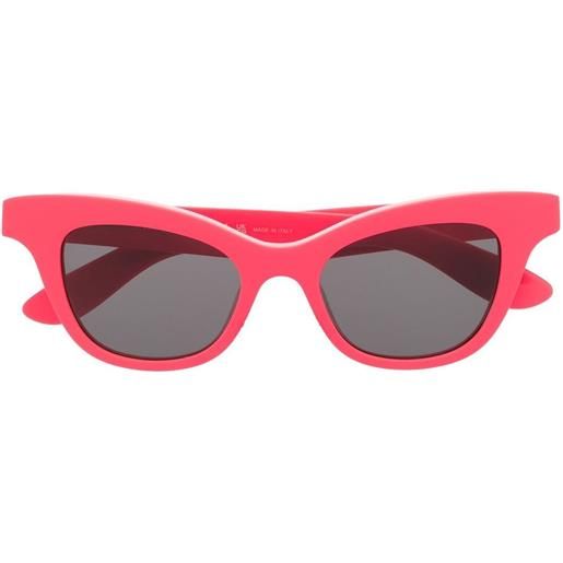 Alexander McQueen Eyewear occhiali da sole cat-eye - rosa