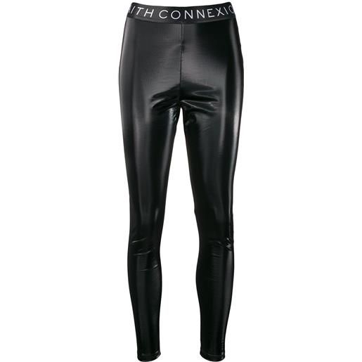 Faith Connexion leggings con stampa - nero