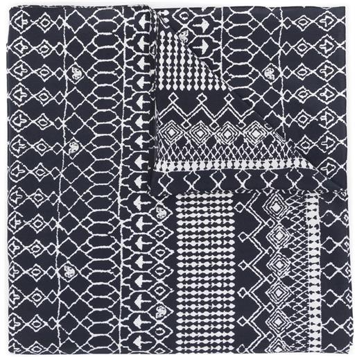 Gabriele Pasini sciarpa con stampa - blu