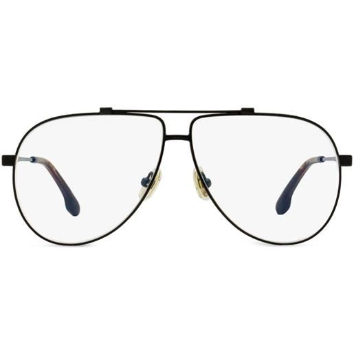 Victoria Beckham Eyewear occhiali 2137 stile pilota - nero