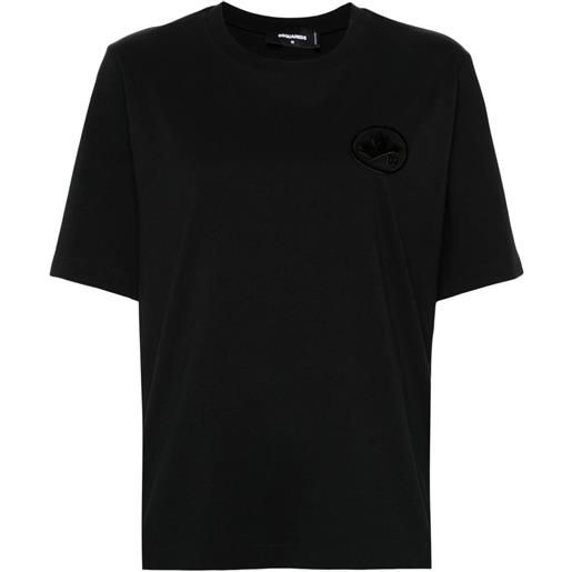 DSQUARED2 t-shirt con stampa - nero