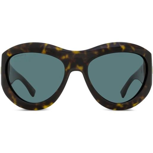 DSQUARED2 EYEWEAR occhiali da sole ovali - marrone