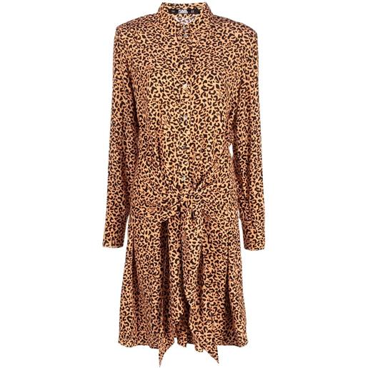 Karl Lagerfeld chemisier leopardato - arancione