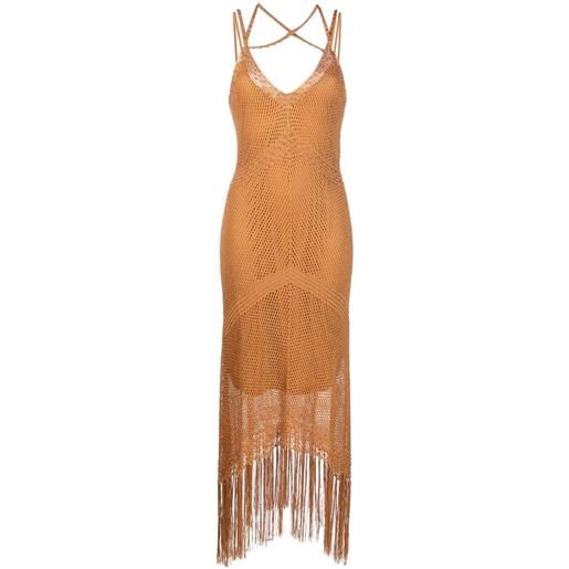 TWINSET abito midi - marrone