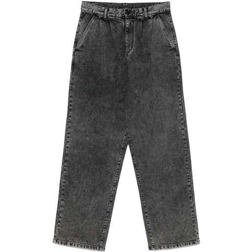 Emporio Armani jeans con pieghe - nero