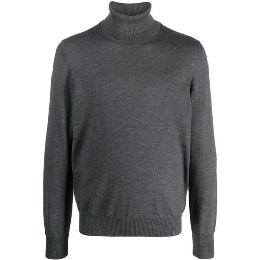 Fay maglione a collo alto - grigio