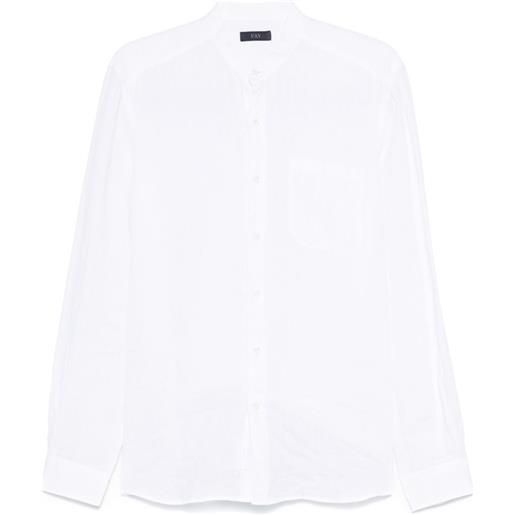 Fay camicia in lino - bianco