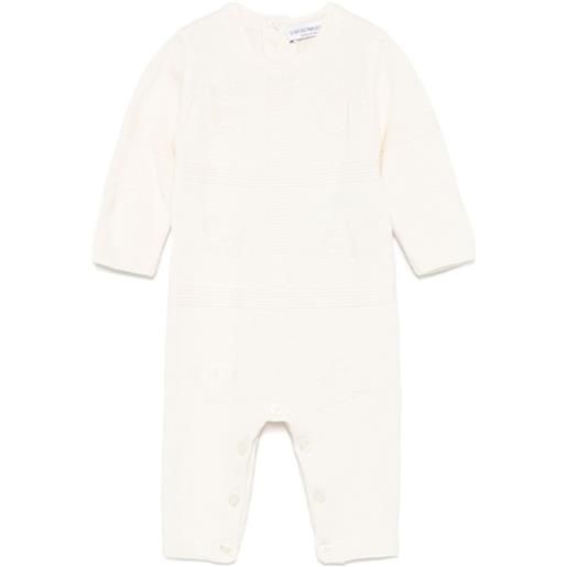 Emporio Armani Kids pigiama con logo - bianco