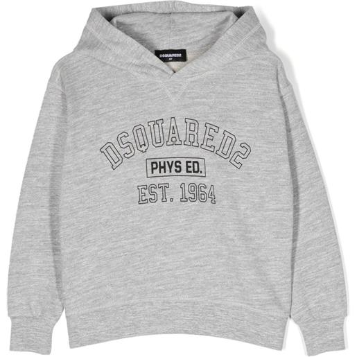 DSQUARED2 KIDS felpa con cappuccio - grigio