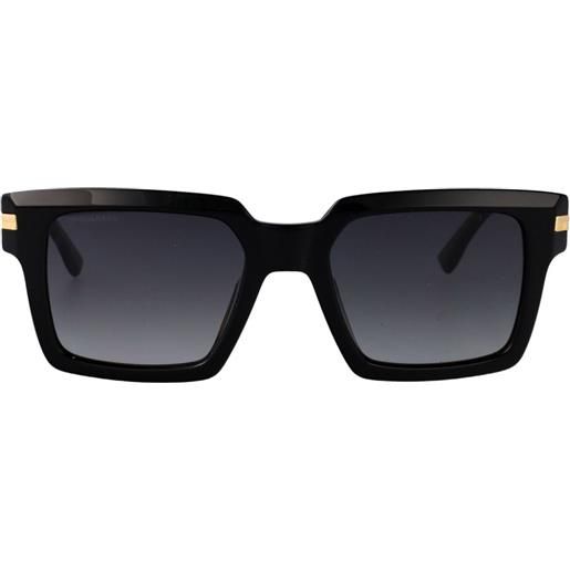 DSQUARED2 EYEWEAR occhiali da sole squadrati - nero