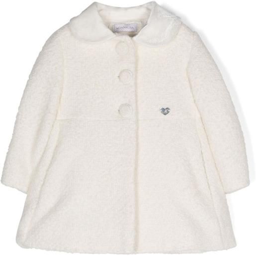 Monnalisa cappotto svasato - bianco