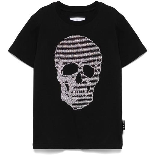 Philipp Plein Junior t-shirt girocollo - nero