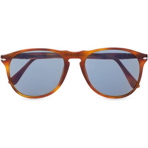 Persol occhiali da sole tondi - marrone