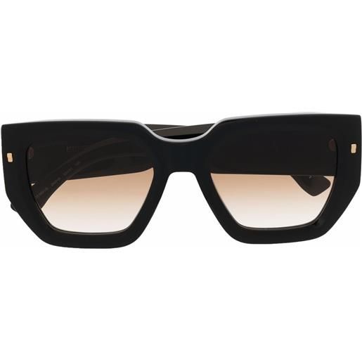 DSQUARED2 EYEWEAR occhiali da sole oversize - nero