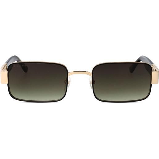 DSQUARED2 EYEWEAR occhiali da sole d2 0156 squadrati con placca logo - nero
