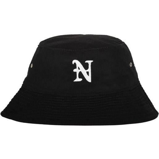 Nahmias cappello bucket in cotone - nero