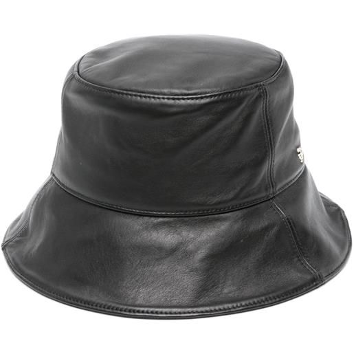 Helen Kaminski cappello bucket whitney in pelle - nero