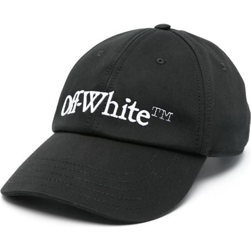 Off-White cappello da baseball drill bookish - nero