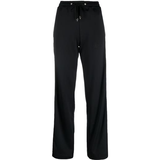 John Richmond pantaloni dritti con coulisse - nero