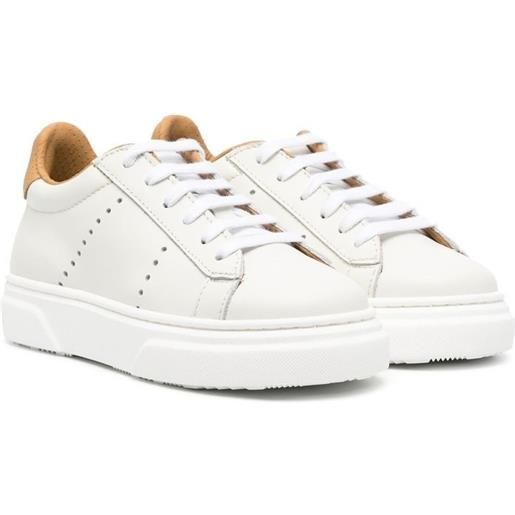Eleventy Kids sneakers traforate - toni neutri