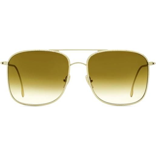 Victoria Beckham Eyewear occhiali da sole vb 202s squadrati - oro