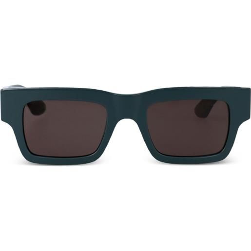 Alexander McQueen Eyewear occhiali da sole squadrati - verde