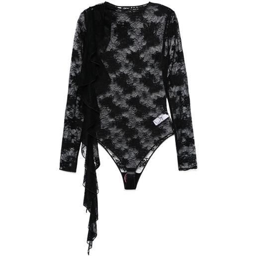 Oséree body con foulard - nero