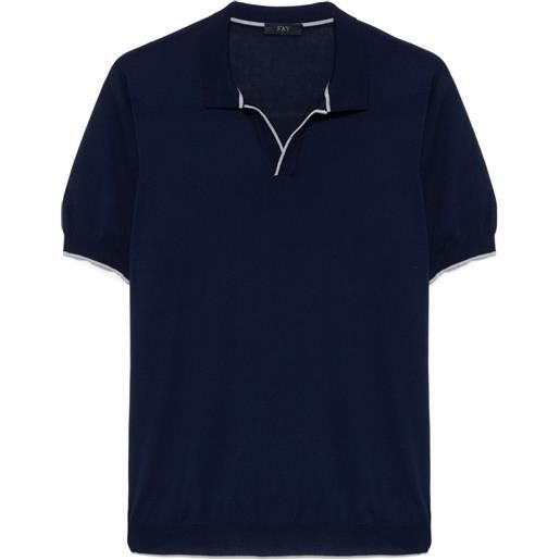 Fay top in cotone - blu