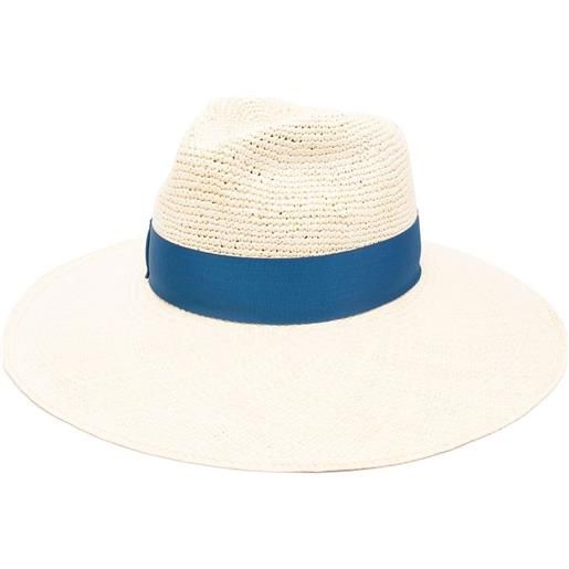 Borsalino cappello con tesa piatta - toni neutri