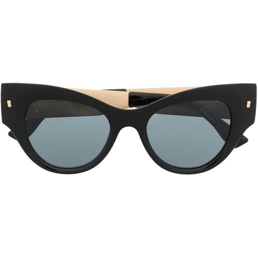 DSQUARED2 EYEWEAR occhiali da sole cat-eye - nero