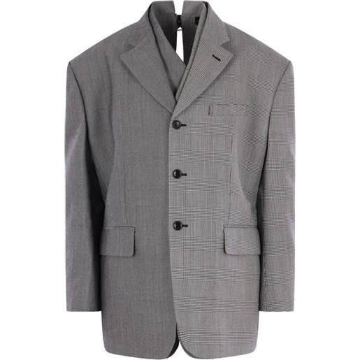 Comme Des Garçons single-breasted blazer - nero